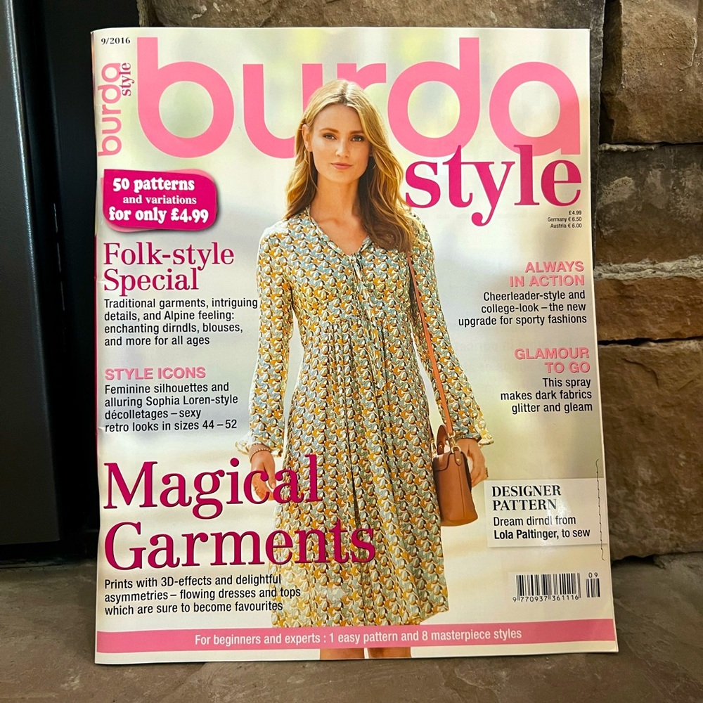 Burda Style Pattern Fashion Magazine